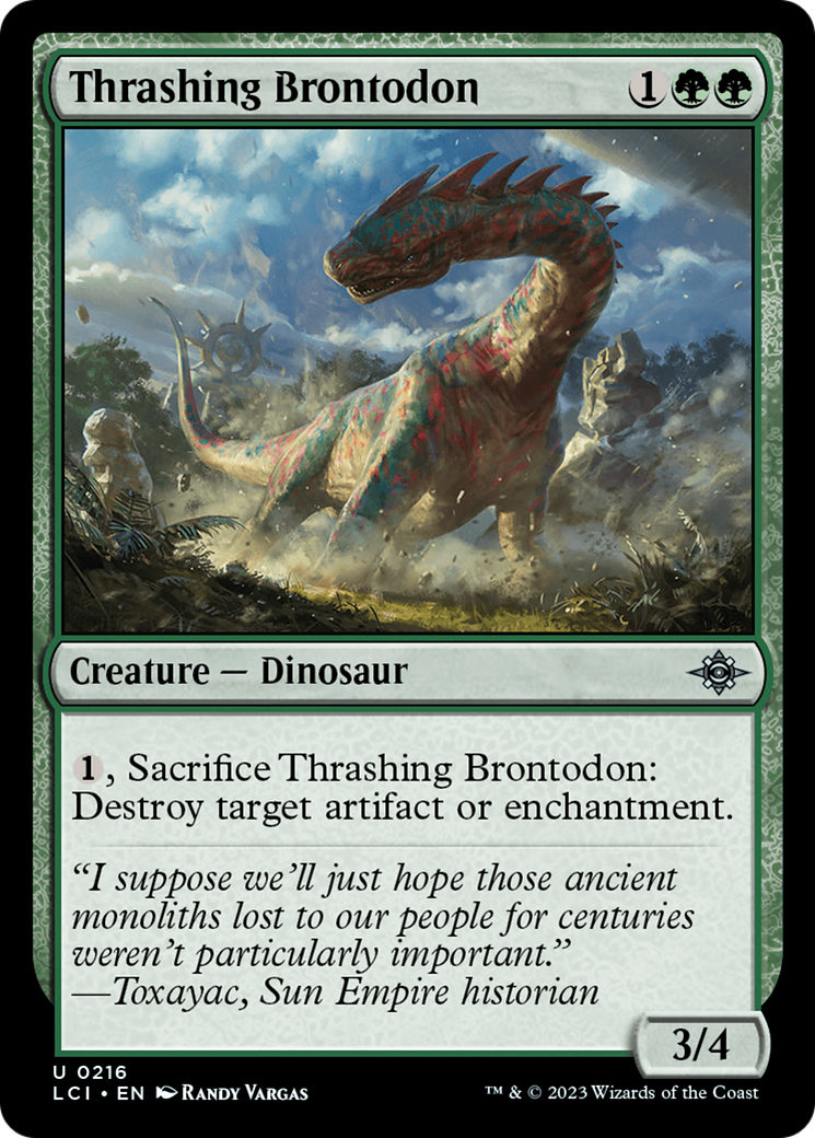 Thrashing Brontodon [The Lost Caverns of Ixalan] | Impulse Games and Hobbies