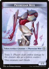 Phyrexian Mite (011) // Phyrexian Goblin Double-Sided Token [Phyrexia: All Will Be One Tokens] | Impulse Games and Hobbies