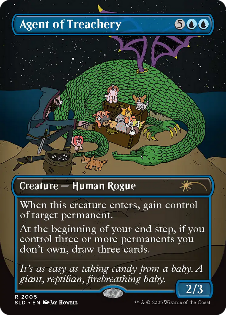 Agent of Treachery (Rainbow Foil) [Secret Lair Drop Series] | Impulse Games and Hobbies