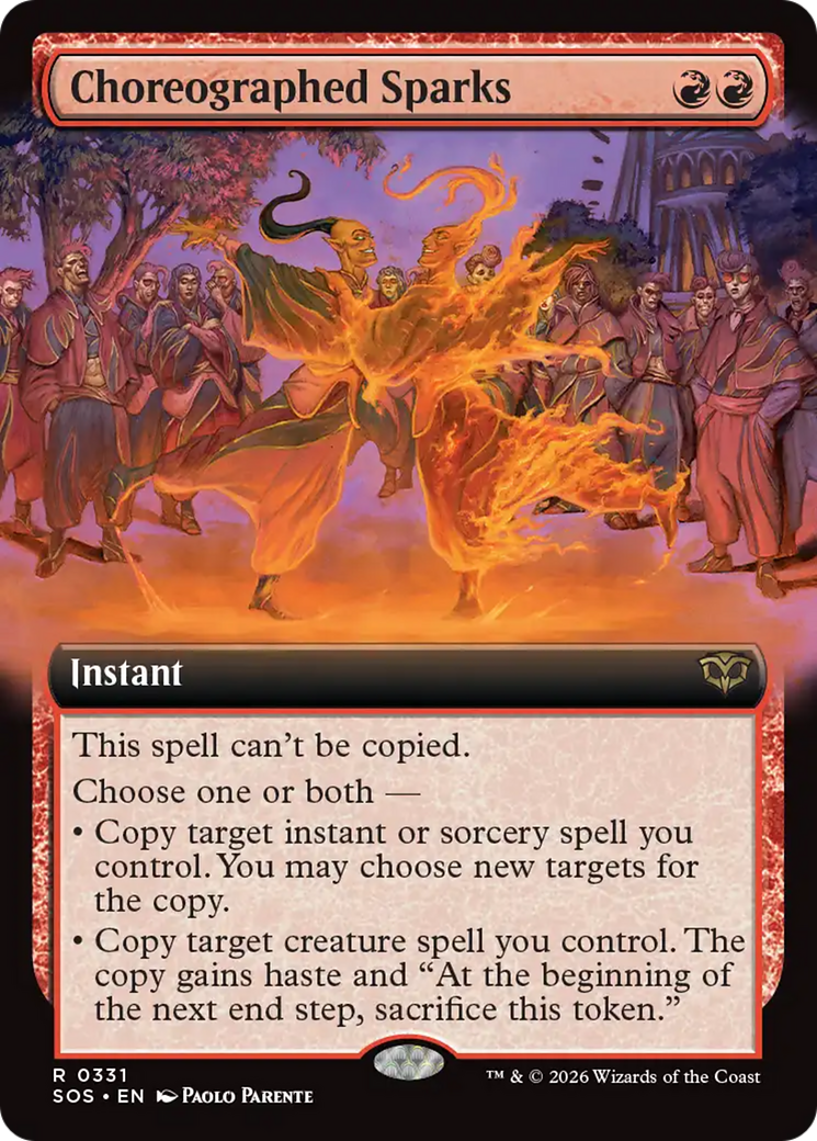 Choreographed Sparks (Extended Art) [Secrets of Strixhaven] | Impulse Games and Hobbies