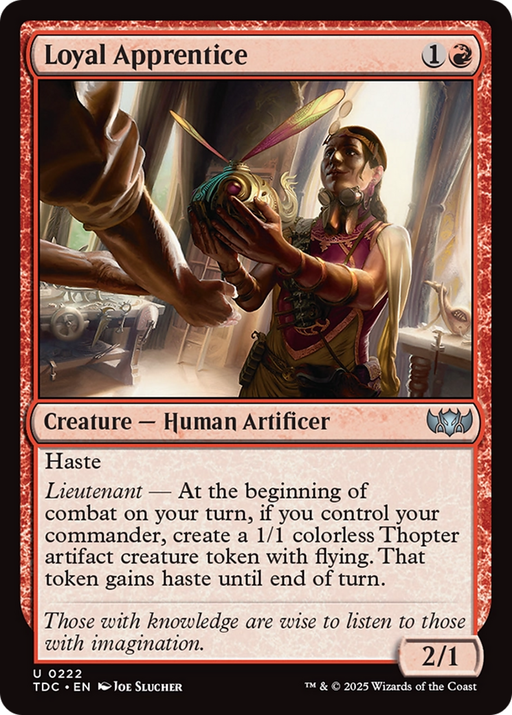 Loyal Apprentice [Tarkir: Dragonstorm Commander] | Impulse Games and Hobbies