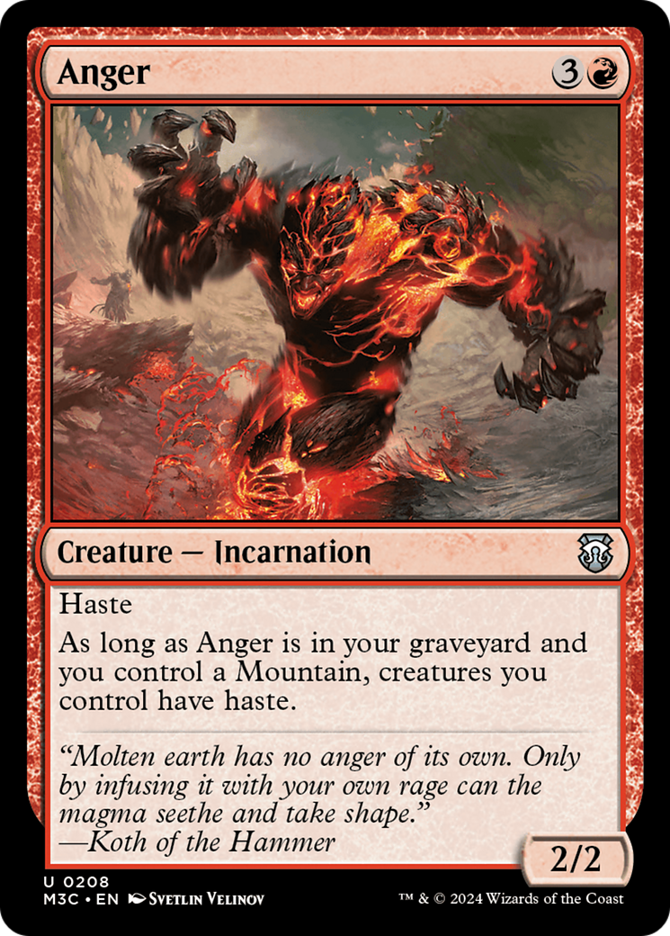 Anger [Modern Horizons 3 Commander] | Impulse Games and Hobbies