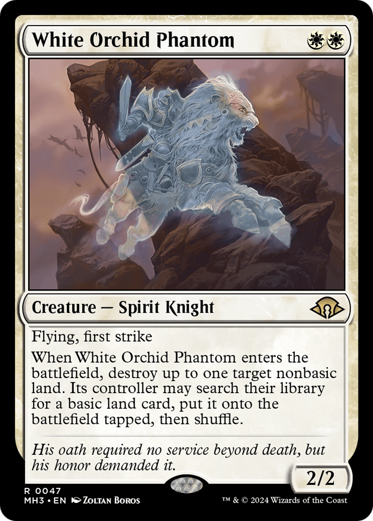 White Orchid Phantom [Modern Horizons 3] | Impulse Games and Hobbies