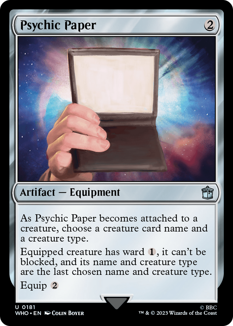 Psychic Paper [Doctor Who] | Impulse Games and Hobbies