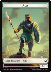 Ally (0005) // Soldier (0002) Double-Sided Token [Avatar: The Last Airbender Tokens] | Impulse Games and Hobbies