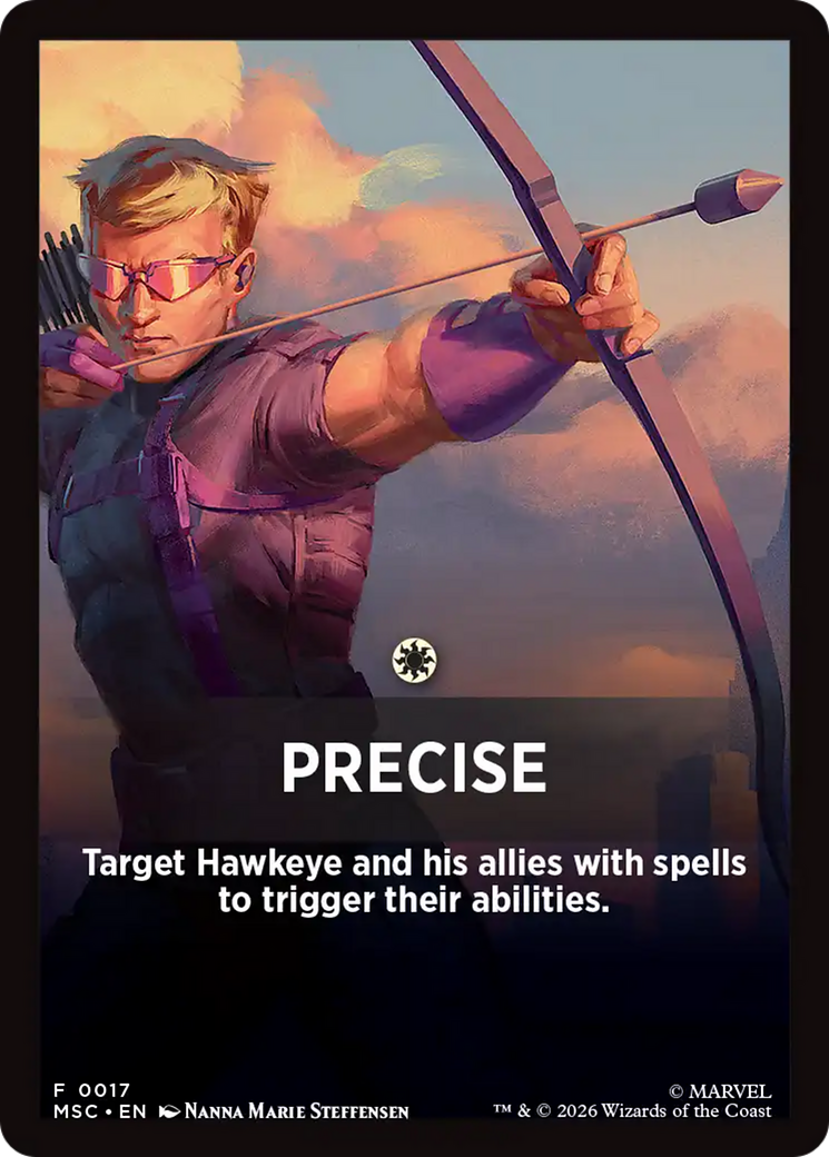Precise Theme Card [Marvel Super Heroes Commander] | Impulse Games and Hobbies