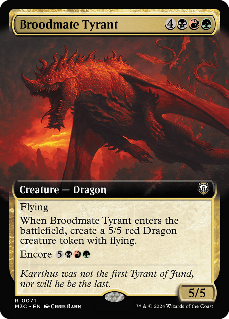 Broodmate Tyrant (Extended Art) [Modern Horizons 3 Commander] | Impulse Games and Hobbies