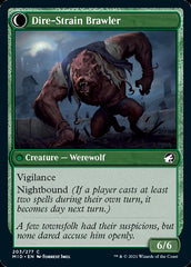 Tireless Hauler // Dire-Strain Brawler [Innistrad: Midnight Hunt] | Impulse Games and Hobbies