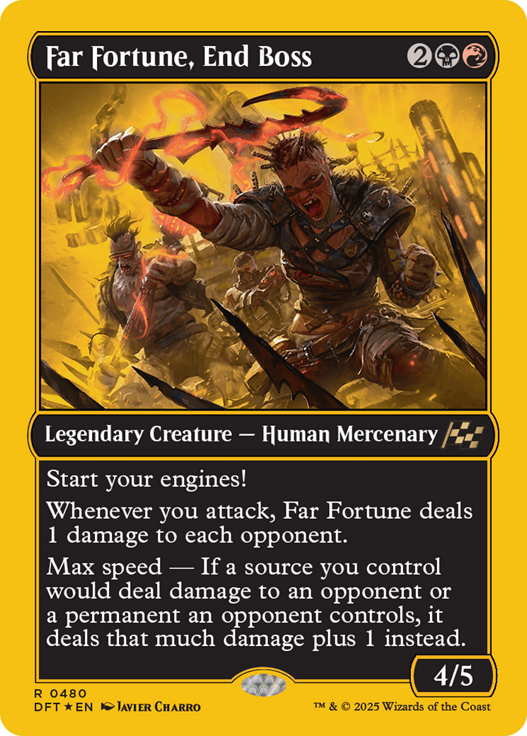 Far fortune, End Boss (First-Place Foil) [Aetherdrift] | Impulse Games and Hobbies