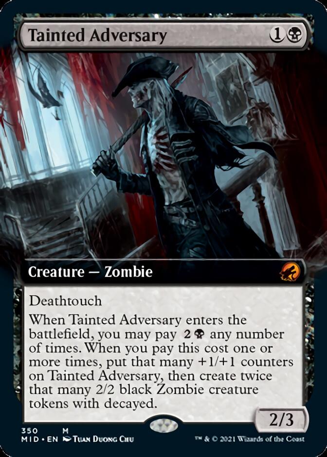 Tainted Adversary (Extended Art) [Innistrad: Midnight Hunt] | Impulse Games and Hobbies
