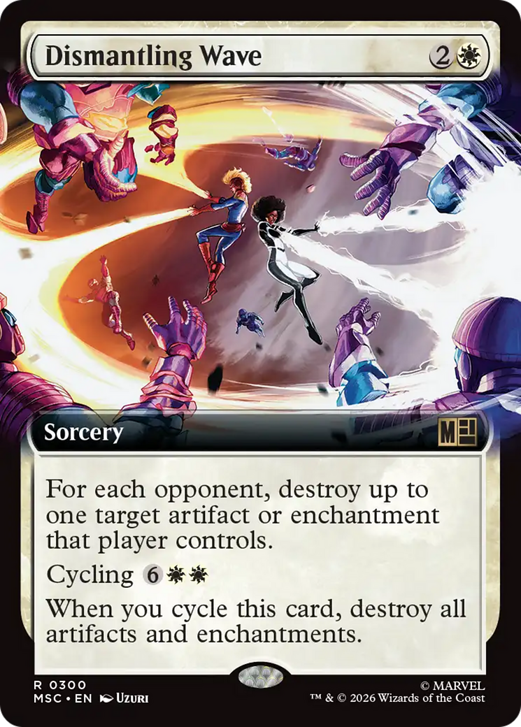Dismantling Wave (Extended Art) [Marvel Super Heroes Commander] | Impulse Games and Hobbies