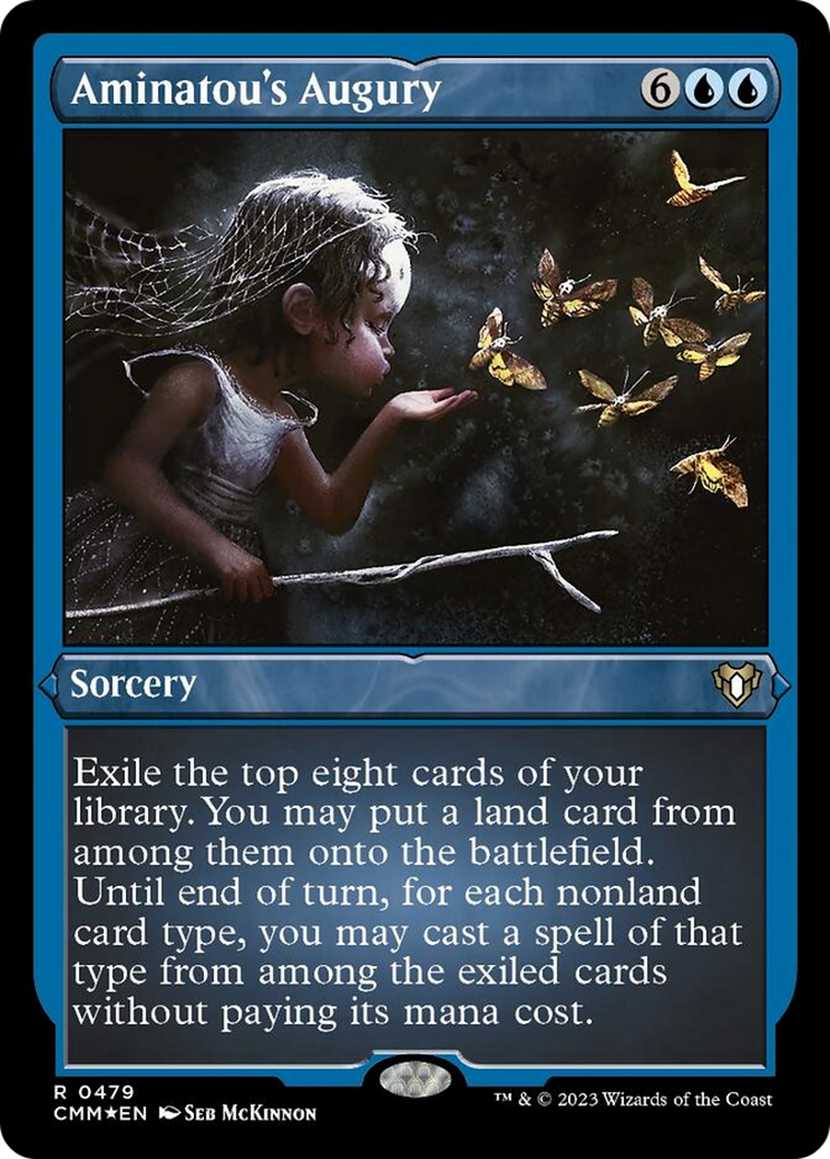 Aminatou's Augury (Foil Etched) [Commander Masters] | Impulse Games and Hobbies