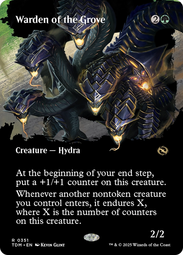 Warden of the Grove (Borderless) [Tarkir: Dragonstorm] | Impulse Games and Hobbies