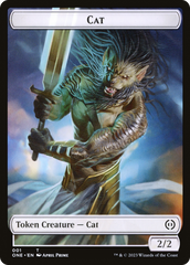 Cat Token [Phyrexia: All Will Be One Tokens] | Impulse Games and Hobbies