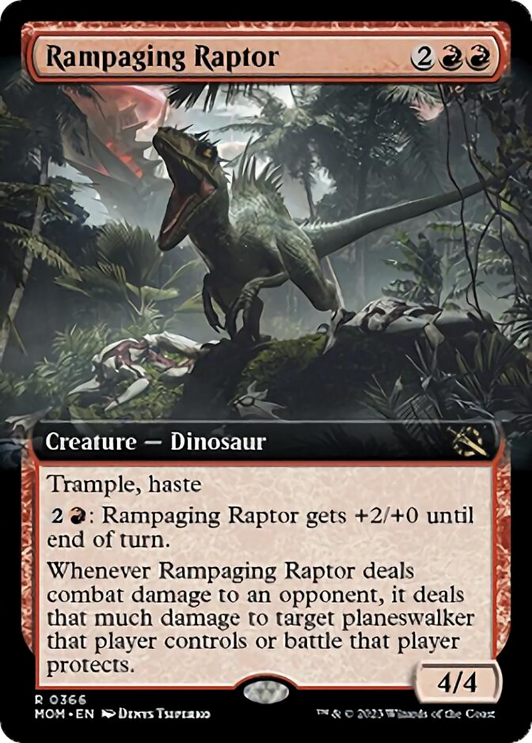 Rampaging Raptor (Extended Art) [March of the Machine] | Impulse Games and Hobbies