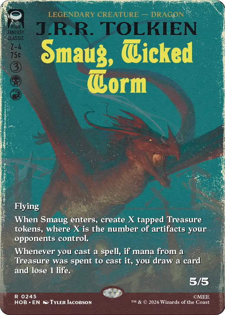 Smaug, Wicked Worm (Borderless) [The Hobbit] | Impulse Games and Hobbies