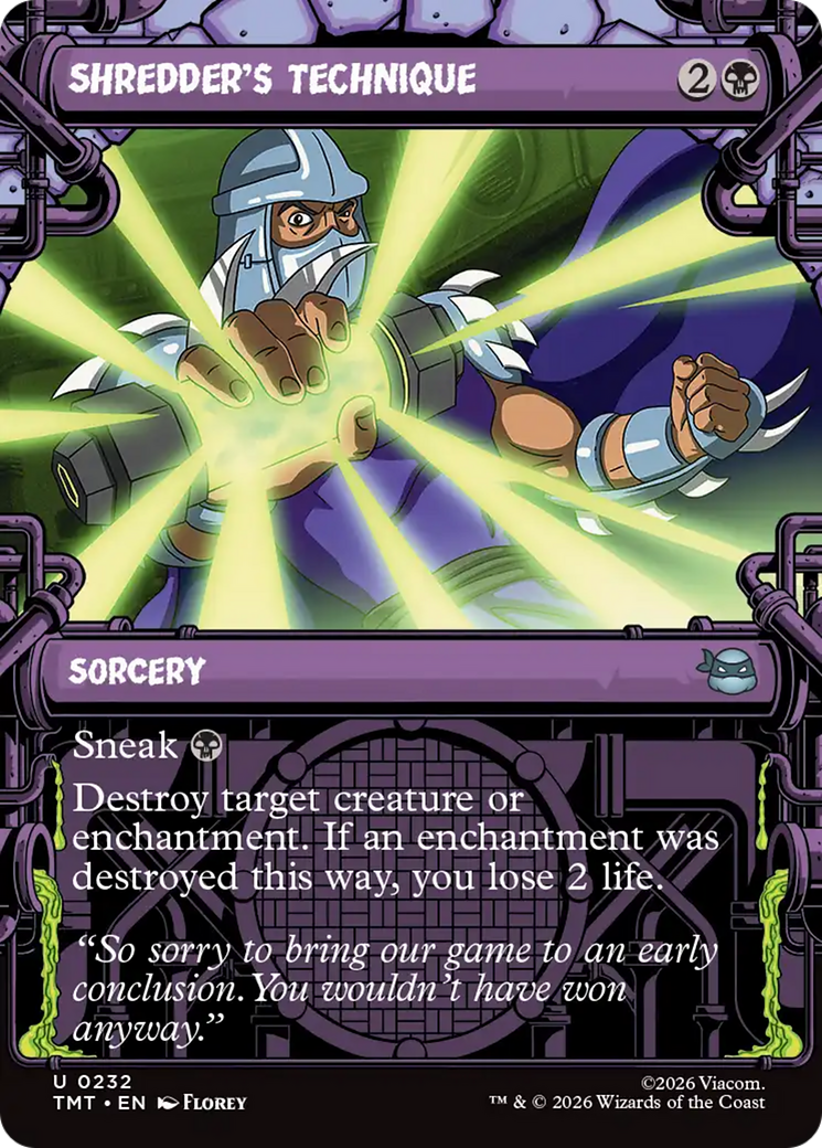 Shredder's Technique (Showcase) [Teenage Mutant Ninja Turtles] | Impulse Games and Hobbies