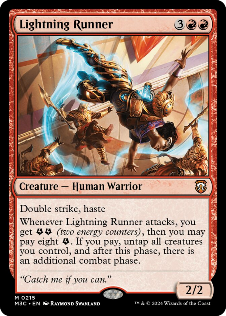 Lightning Runner (Ripple Foil) [Modern Horizons 3 Commander] | Impulse Games and Hobbies