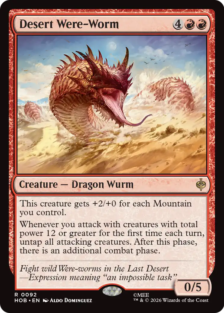 Desert Were-Worm [The Hobbit] | Impulse Games and Hobbies