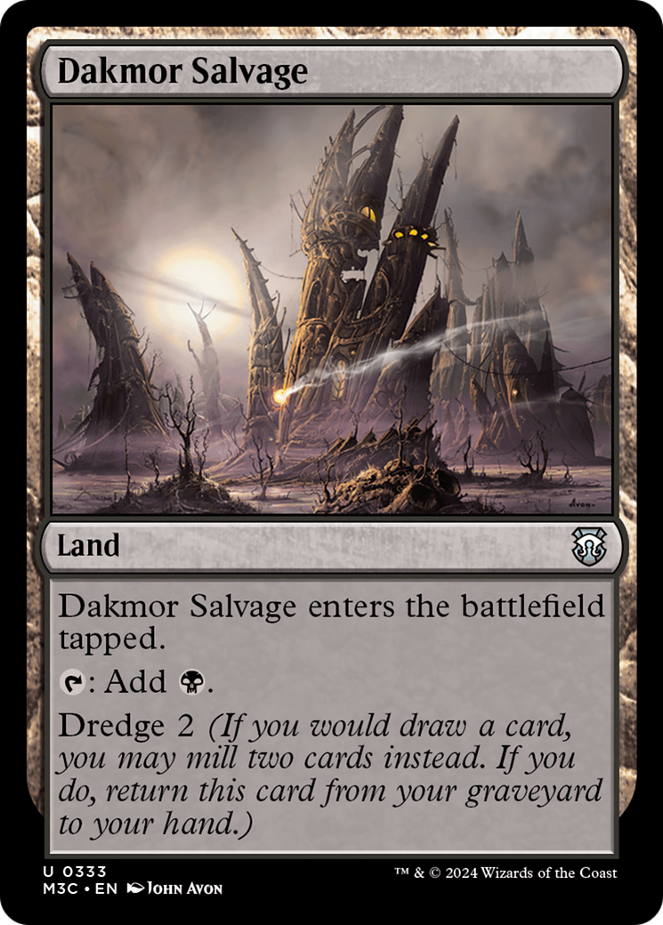 Dakmor Salvage (Ripple Foil) [Modern Horizons 3 Commander] | Impulse Games and Hobbies