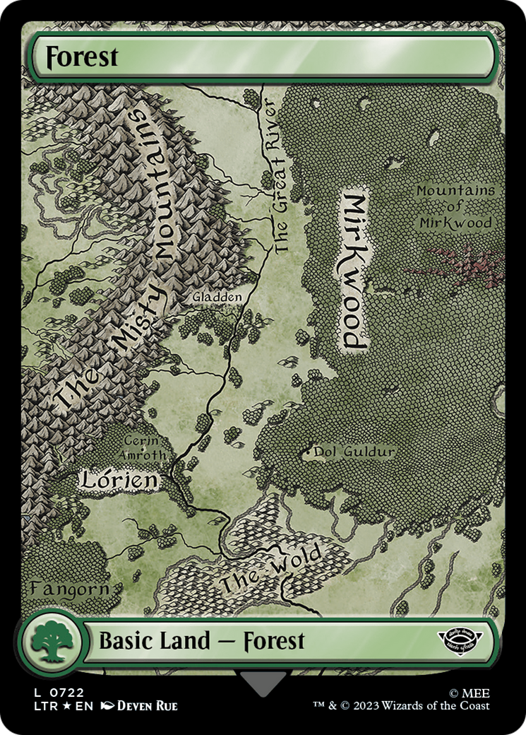 Forest (0722) (Surge Foil) [The Lord of the Rings: Tales of Middle-Earth] | Impulse Games and Hobbies