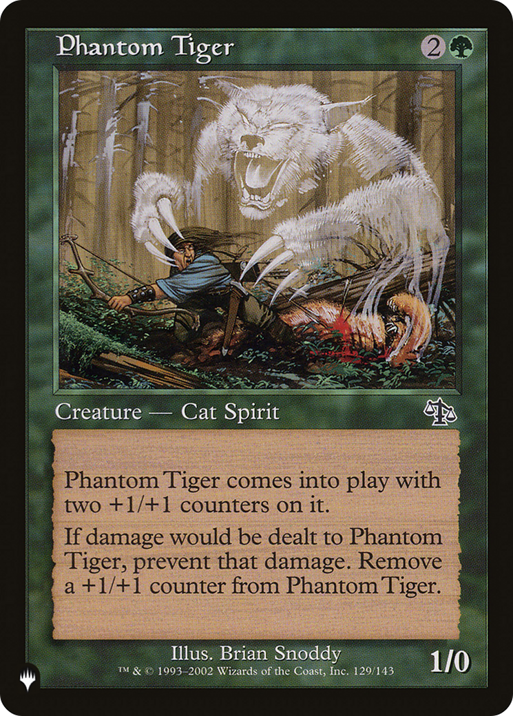 Phantom Tiger [The List Reprints] | Impulse Games and Hobbies