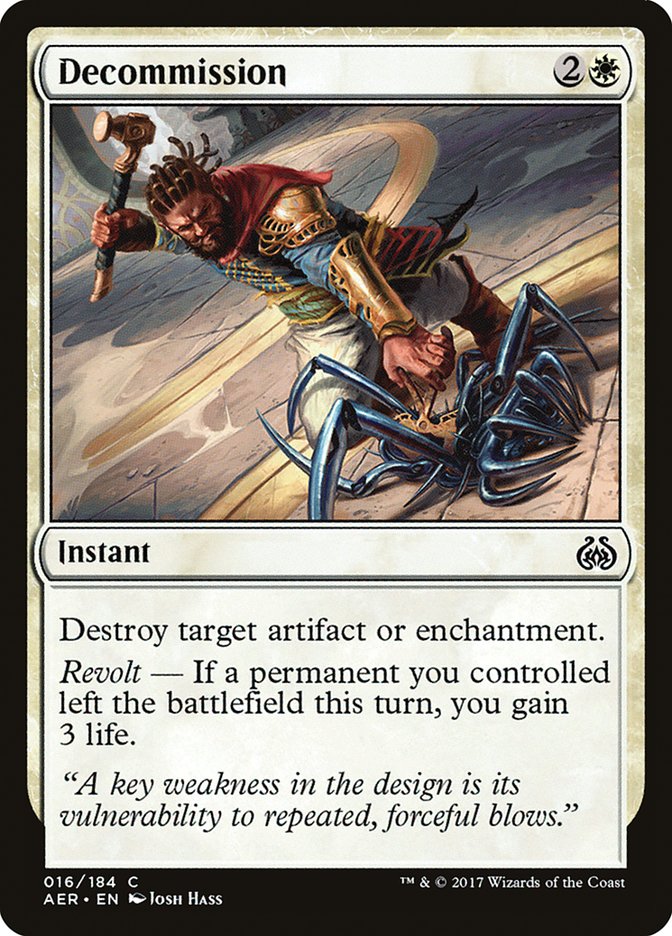 Decommission [Aether Revolt] | Impulse Games and Hobbies
