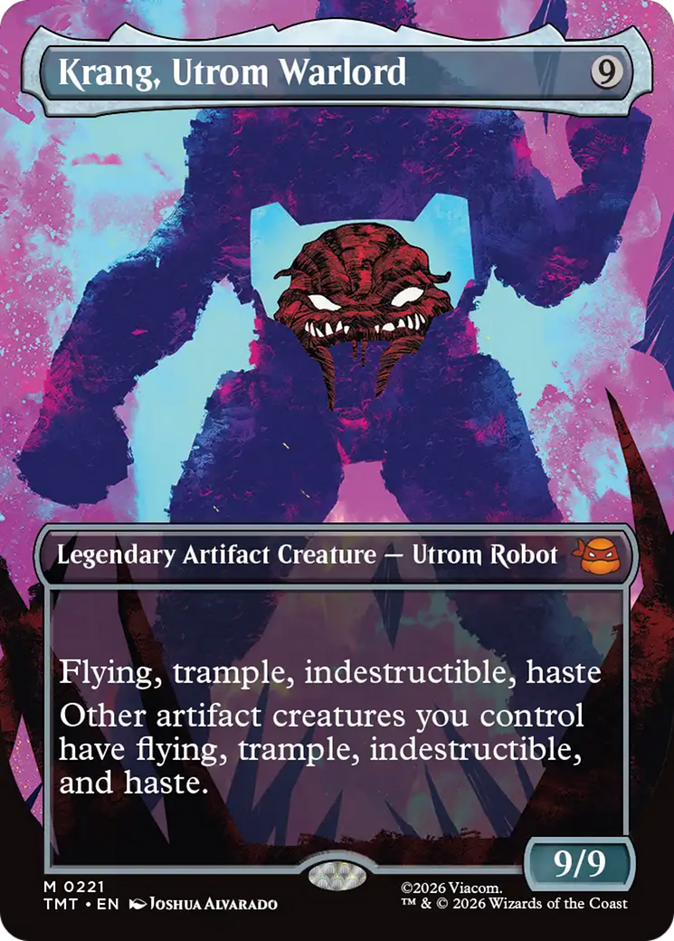 Krang, Utrom Warlord (Borderless) [Teenage Mutant Ninja Turtles] | Impulse Games and Hobbies