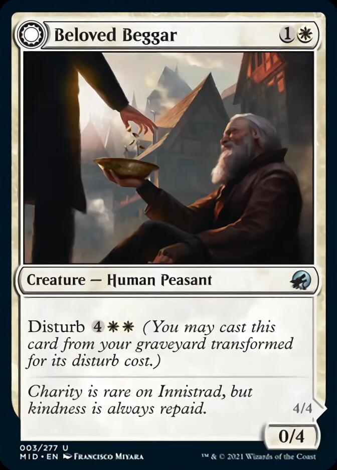 Beloved Beggar // Generous Soul [Innistrad: Midnight Hunt] | Impulse Games and Hobbies