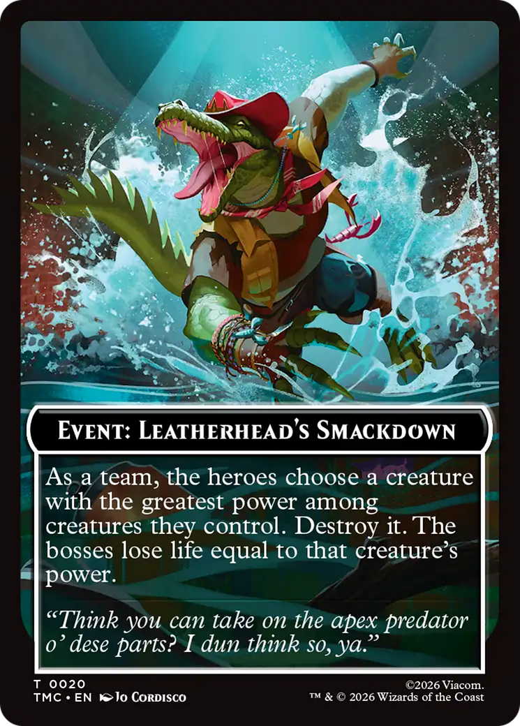 Event: Leatherhead's Smackdown [Teenage Mutant Ninja Turtles Commander Tokens] | Impulse Games and Hobbies