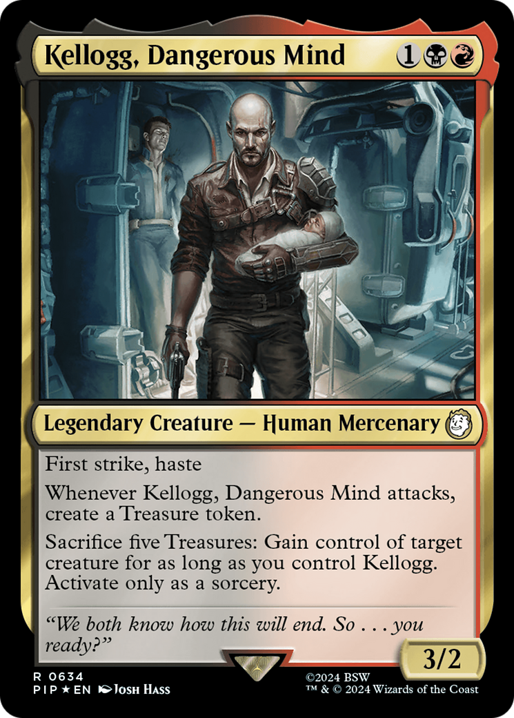 Kellogg, Dangerous Mind (Surge Foil) [Fallout] | Impulse Games and Hobbies