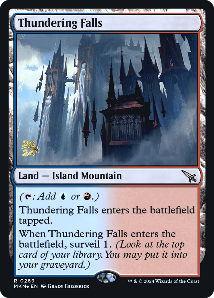 Thundering Falls [Murders at Karlov Manor Prerelease Promos] | Impulse Games and Hobbies