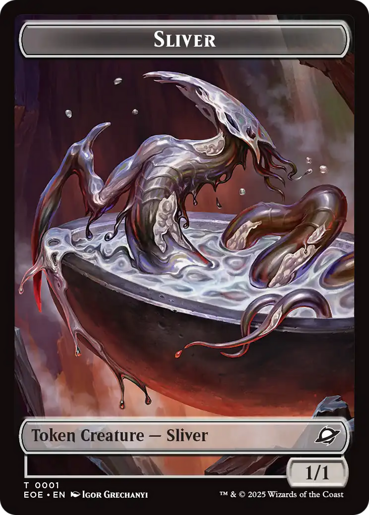 Robot // Sliver Double-Sided Token [Edge of Eternities Tokens] | Impulse Games and Hobbies