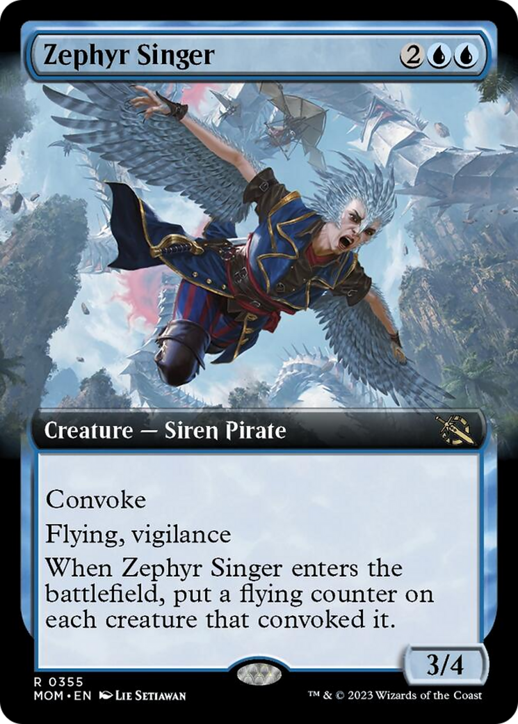Zephyr Singer (Extended Art) [March of the Machine] | Impulse Games and Hobbies