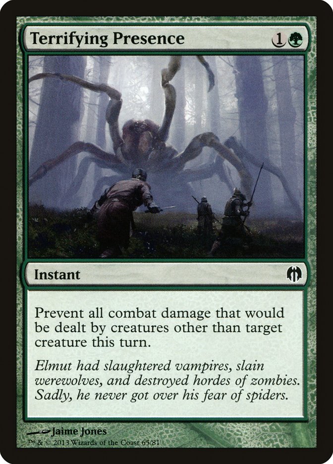 Terrifying Presence [Duel Decks: Heroes vs. Monsters] | Impulse Games and Hobbies