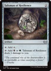 Talisman of Resilience [Duskmourn: House of Horror Commander] | Impulse Games and Hobbies