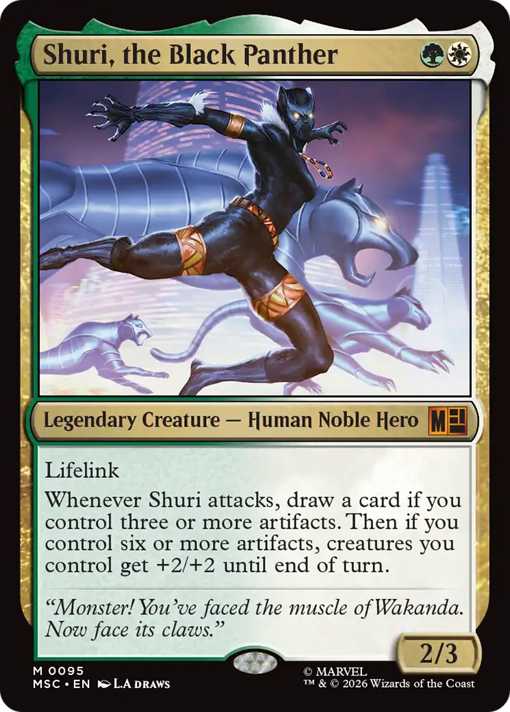 Shuri, the Black Panther (Surge Foil) [Marvel Super Heroes Commander] | Impulse Games and Hobbies