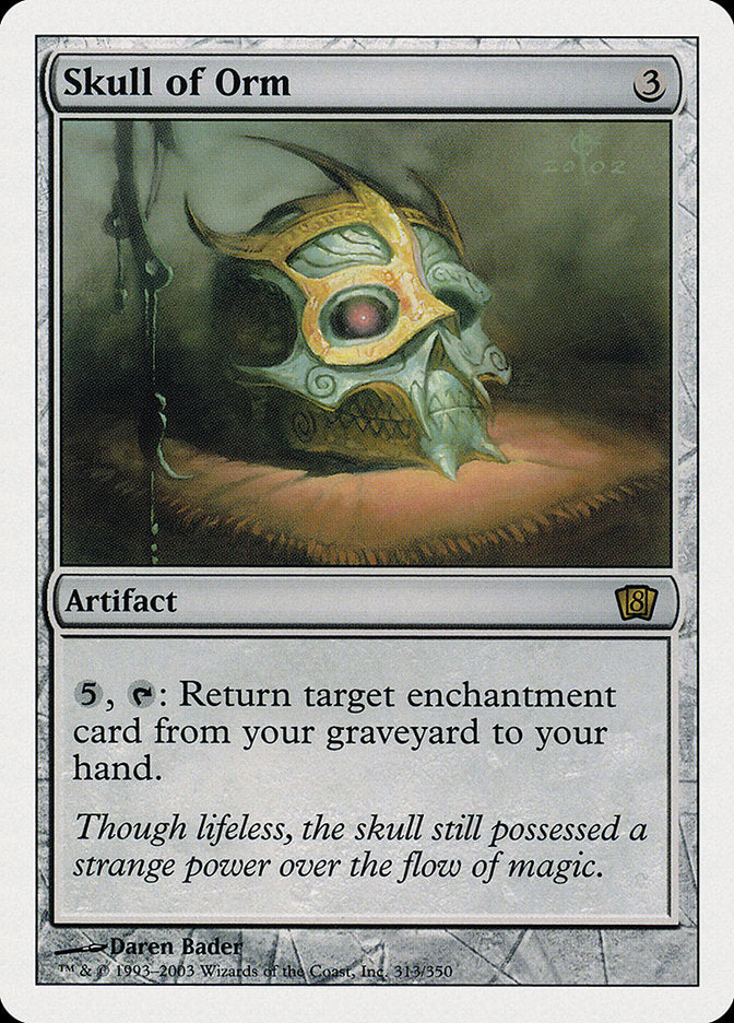 Skull of Orm (8th Edition) [Oversize Cards] | Impulse Games and Hobbies