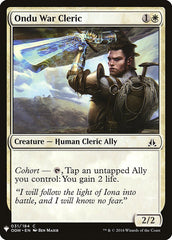 Ondu War Cleric [Mystery Booster] | Impulse Games and Hobbies