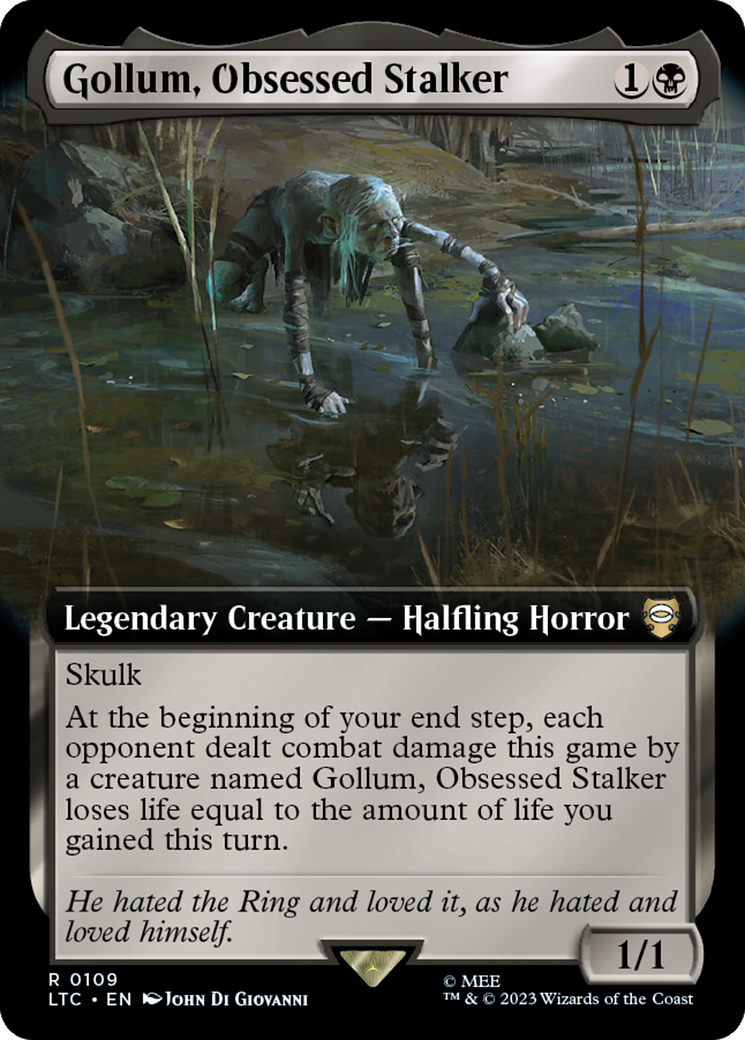 Gollum, Obsessed Stalker (Extended Art) [The Lord of the Rings: Tales of Middle-Earth Commander] | Impulse Games and Hobbies