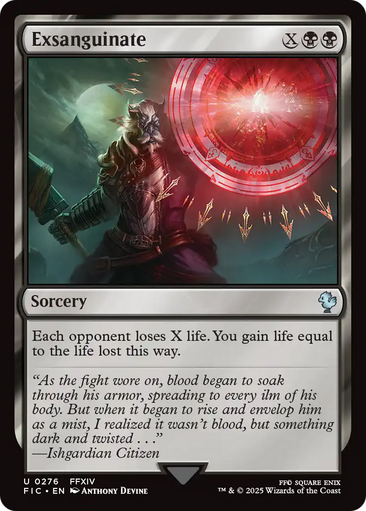 Exsanguinate [FINAL FANTASY Commander] | Impulse Games and Hobbies