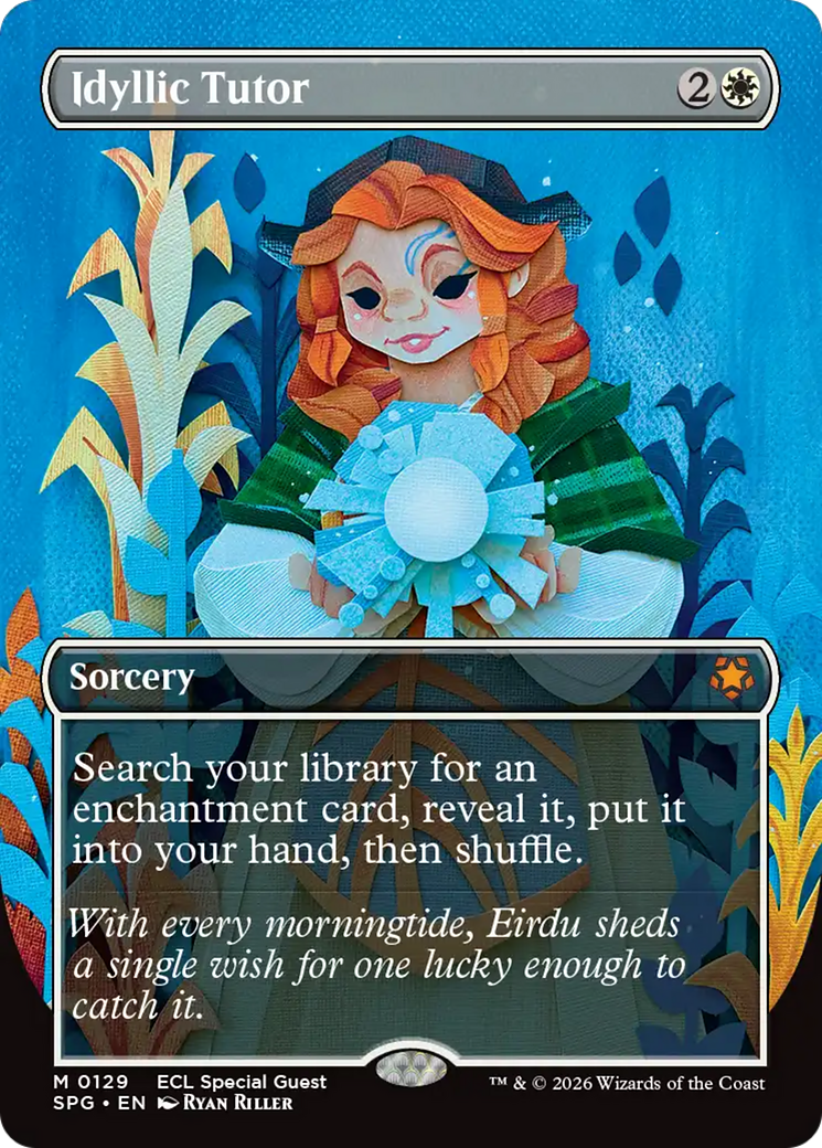 Idyllic Tutor (Borderless) [Lorwyn Eclipsed Special Guests] | Impulse Games and Hobbies
