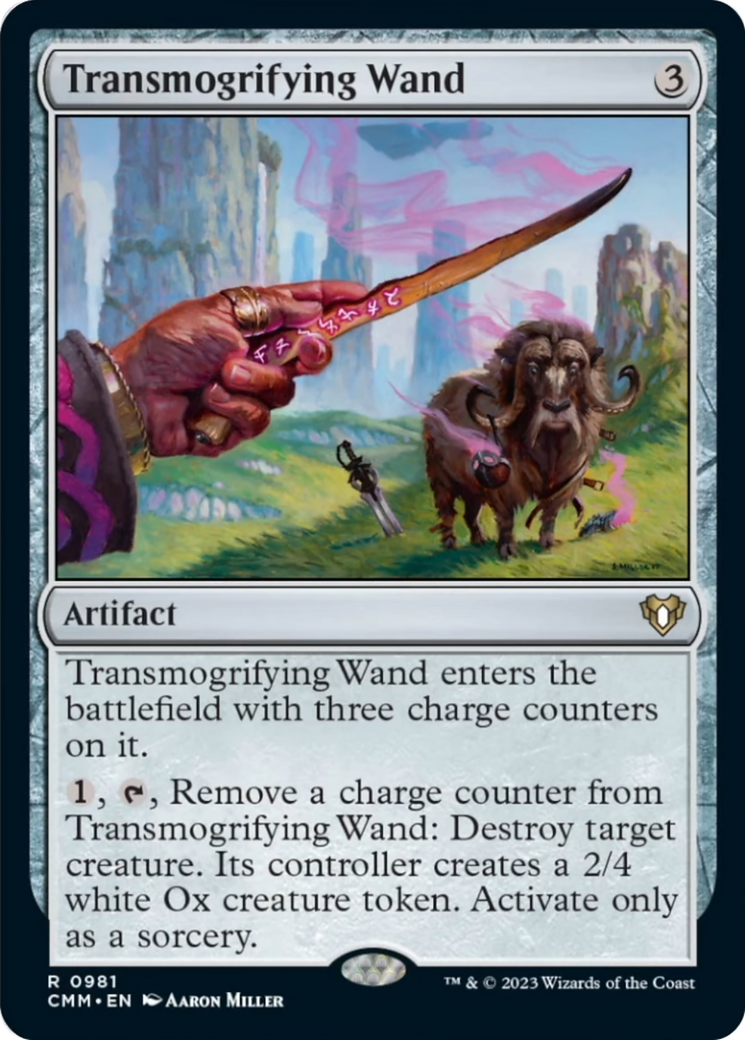 Transmogrifying Wand [Commander Masters] | Impulse Games and Hobbies