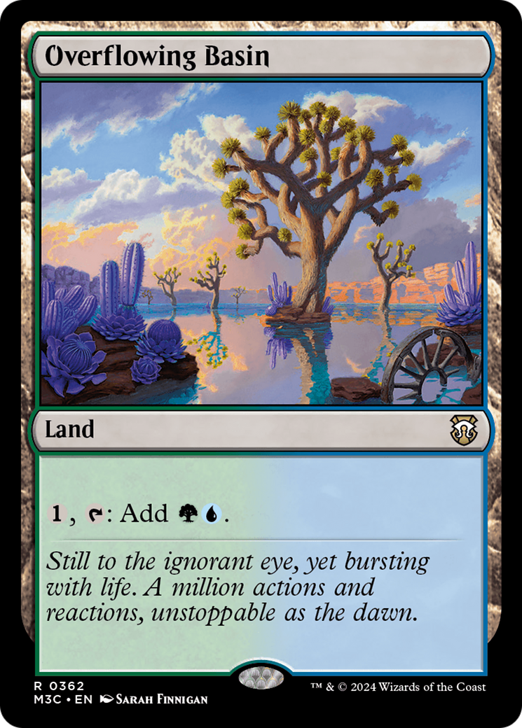 Overflowing Basin (Ripple Foil) [Modern Horizons 3 Commander] | Impulse Games and Hobbies