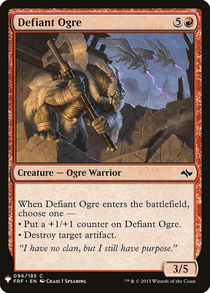 Defiant Ogre [Mystery Booster] | Impulse Games and Hobbies