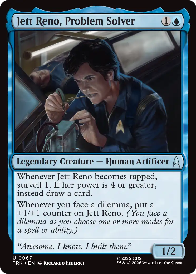 Jett Reno, Problem Solver [Star Trek] | Impulse Games and Hobbies