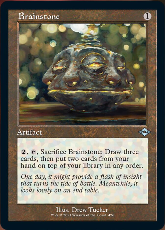 Brainstone (Retro Foil Etched) [Modern Horizons 2] | Impulse Games and Hobbies