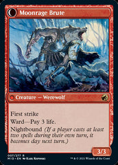 Brutal Cathar // Moonrage Brute [Innistrad: Midnight Hunt] | Impulse Games and Hobbies
