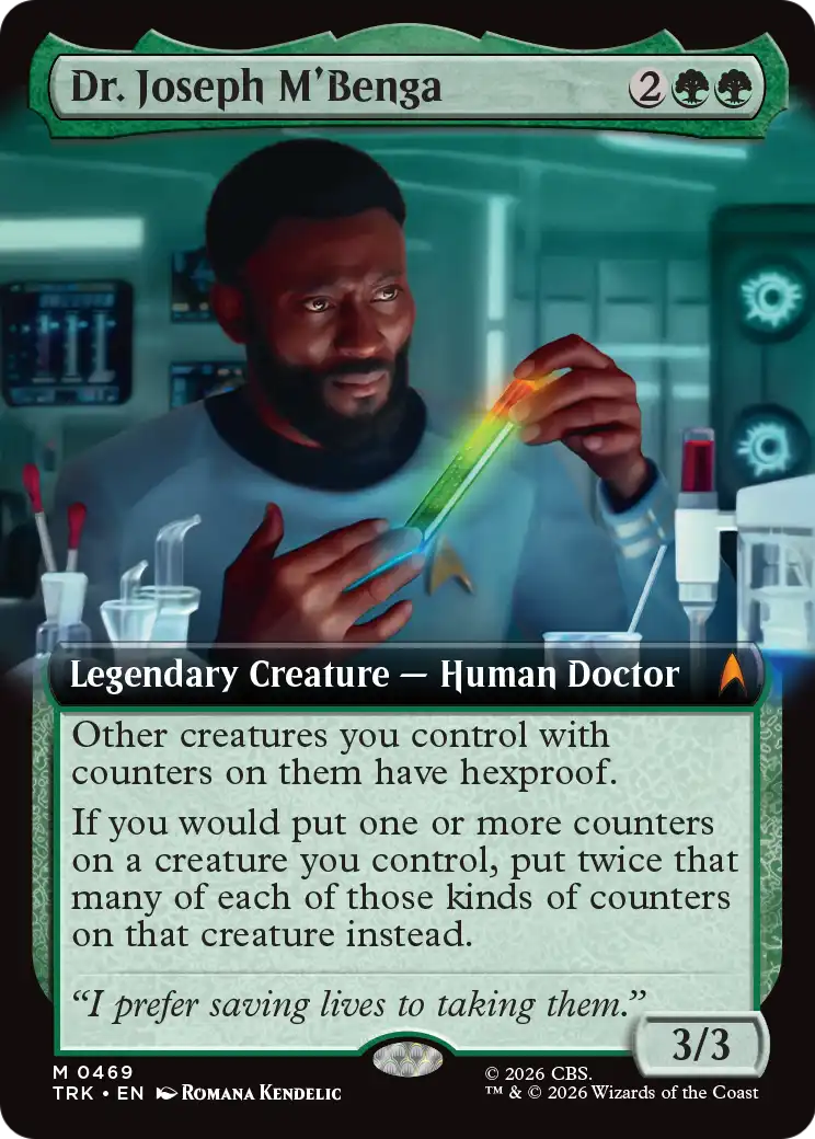 Dr. Joseph M'Benga (Extended Art) [Star Trek] | Impulse Games and Hobbies