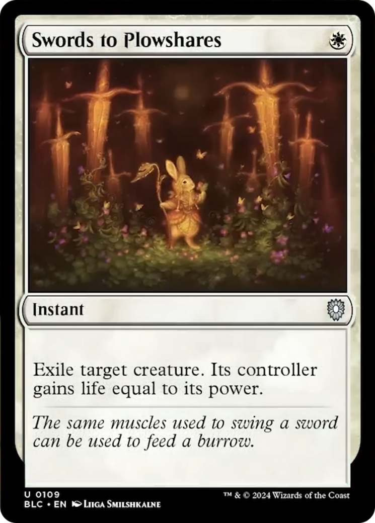 Swords to Plowshares [Bloomburrow Commander] | Impulse Games and Hobbies